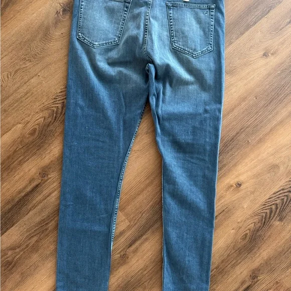 rag & bone Mid-Wash Skinny Jeans